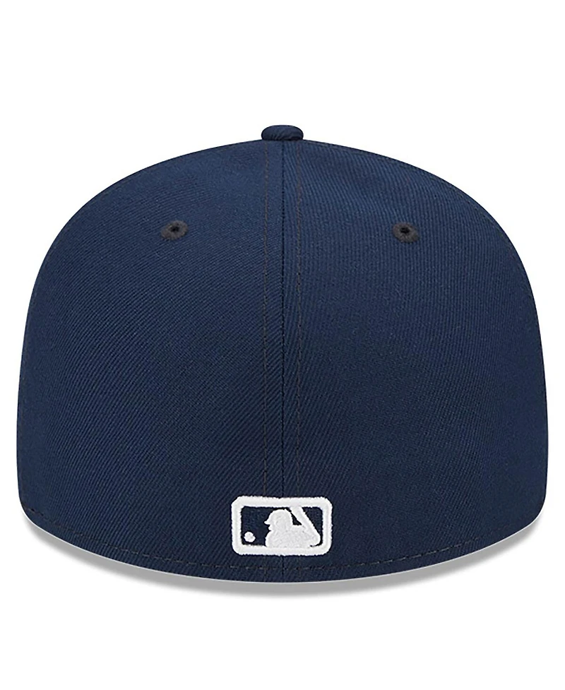 Men's New Era Navy Los Angeles Dodgers Oceanside Low Profile 59FIFTY Fitted Hat