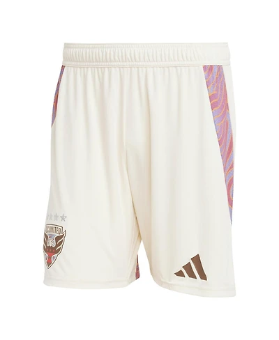 Adidas Men's Tan D.c. United Away 2025 The Soul Kit Authentic Shorts