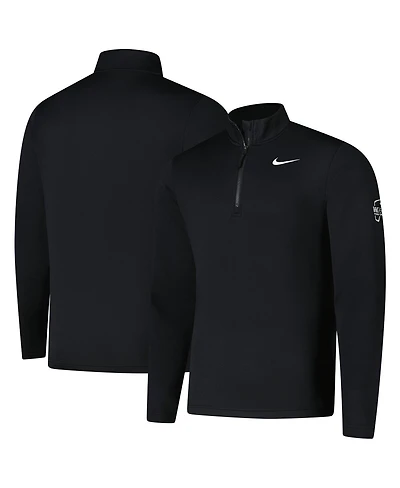 Nike Men's Black Wm Phoenix Open Victory Performance Half-Zip Pullover