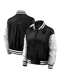 Fanatics Women's Black Chicago Cubs Elements Wave Full-Snap Jacket