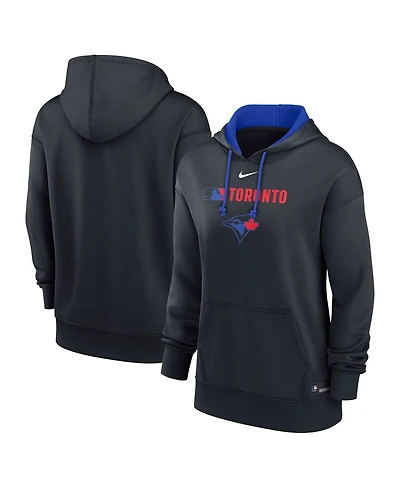 Nike Women's Royal Toronto Blue Jays Authentic Collection City Connect Performance Pullover Hoodie