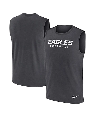 Nike Men's Gray Philadelphia Eagles Primetime Legend Performance Muscle Tank Top