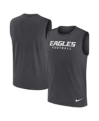 Nike Men's Gray Philadelphia Eagles Primetime Legend Performance Muscle Tank Top