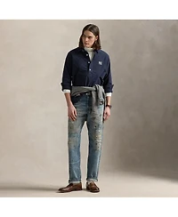 Polo Ralph Lauren Men's and Women's Navy Yankees Oxford Shirt