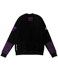 Men's and Women's Nba x Two Hype Black Los Angeles Lakers Culture & Hoops Heavyweight Pullover Sweatshirt