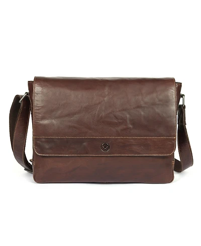 Polaris Leather Messenger Bag