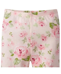 Gerber Toddler Girls 4-Piece Snug Fit Cotton Pajamas, Rose, 3T
