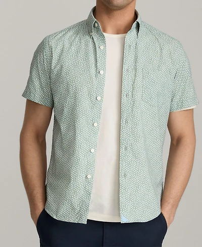 UNTUCKit Men's Slim Fit Wrinkle-Free Performance Ivers Short Sleeve Button Up Shirt
