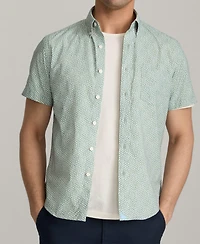 UNTUCKit Men's Slim Fit Wrinkle-Free Performance Ivers Short Sleeve Button Up Shirt