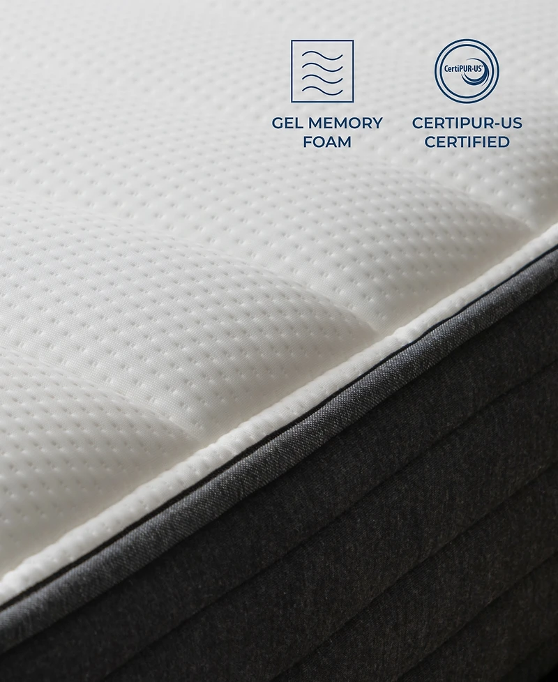 Brooklyn Bedding Select 10" Gel Memory Foam Hybrid Cushion Firm Tight Top Mattress in a Box