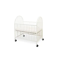 L.a. Baby Arched Metal Mini/Portable Crib