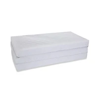 Multi-Use Waterproof Folding Portable Crib Mattress/Play Mat with Travel Carry Case, 1.5"