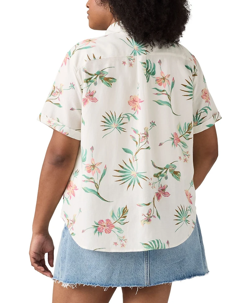 Levi's Plus Darlene Floral Short-Sleeve Shirt