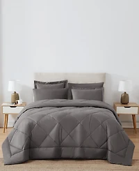 Cannon Oversized Cotton Percale 3-Pc. Comforter Set