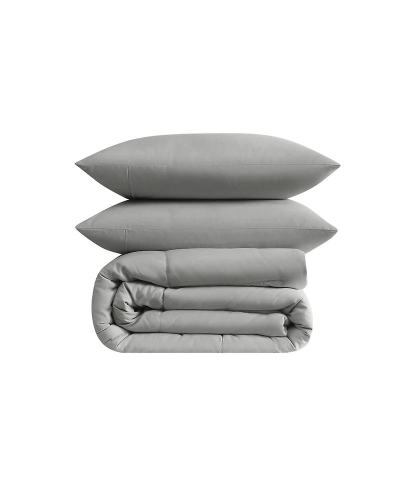 Truly Soft Green Solid 3-Pc. Comforter Set, Full/Queen