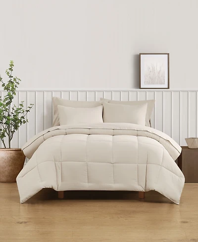 Truly Soft Green Solid 3-Pc. Comforter Set