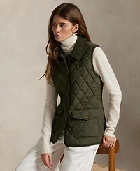 Polo Ralph Lauren Women's Corduroy-Trim Quilted Vest