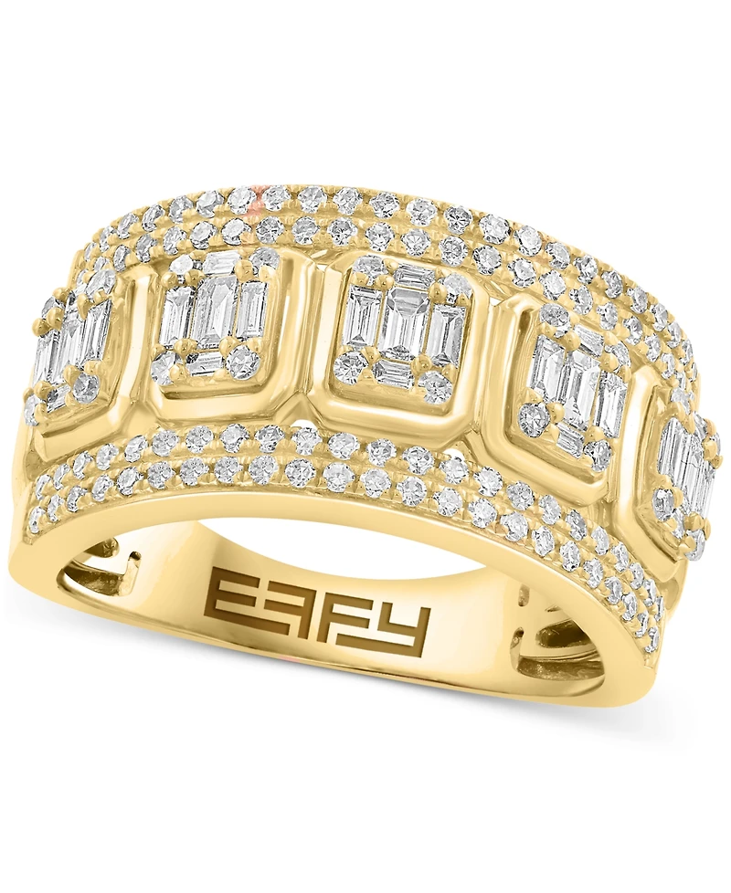 Effy Diamond Statement Ring (3/4 ct. t.w.) in 14k Yellow Gold