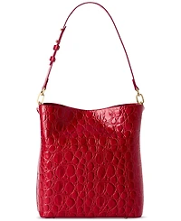 Brahmin Celina Vanderbilt Small Leather Bucket Bag