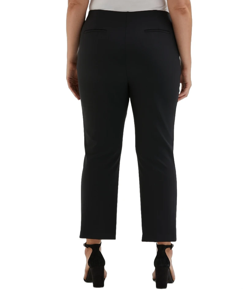 Ella Rafaella Plus Pintuck Crop Pants