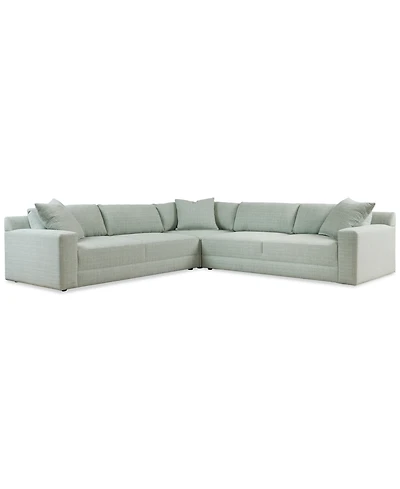 Mayela 3-Pc. Fabric L Sectional, Exclusively at Macy's
