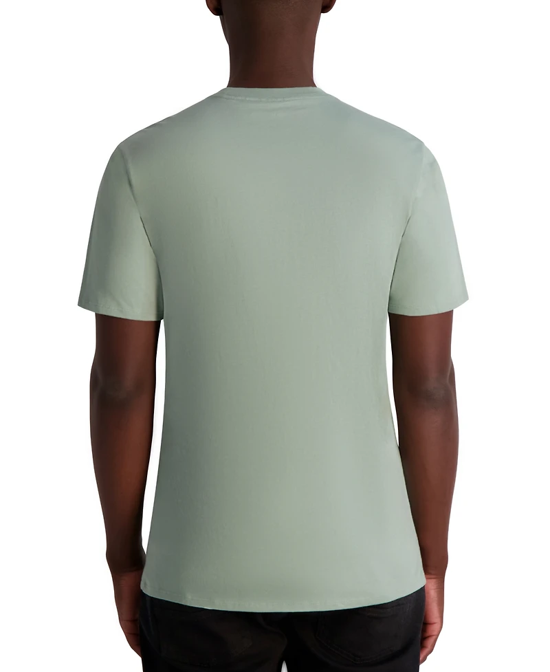 Karl Lagerfeld Paris Men's Short Sleeve Crewneck Logo T-Shirt