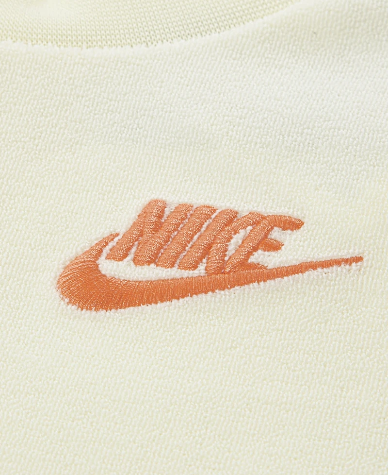 Nike Baby Girls Let's Roll Towel Terry T-Shirt & Shorts, 2 Piece Set