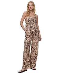 Sanctuary Women's Desert Square-Neck Button-Front Tank Top