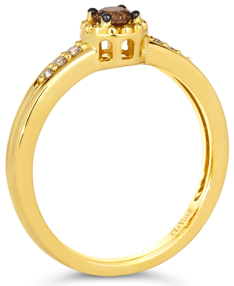 Le Vian Chocolate Diamond & Nude Diamond (1/4 ct. t.w.) Ring in 14k Gold