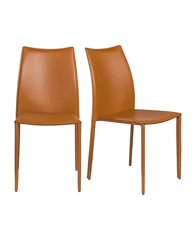 Set of 2 All Stacking Chairs for Dining Room Office or Event Seating