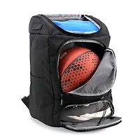 J World Athlete Backpack with Shoe Compartment Bat Holders and Night Visibility