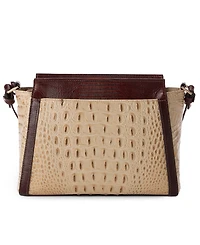 Brahmin Hillary Sandstorm Ladybird Leather Crossbody Bag