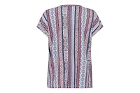 Olsen Women's Ornamental Border Print T-Shirt