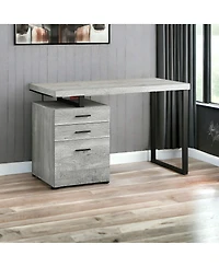 Computer Desk with Three Drawers – Space-Saving Design for Any Room