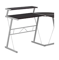 Contemporary L-Shaped Computer Desk for Gaming or Office – Large Worktop