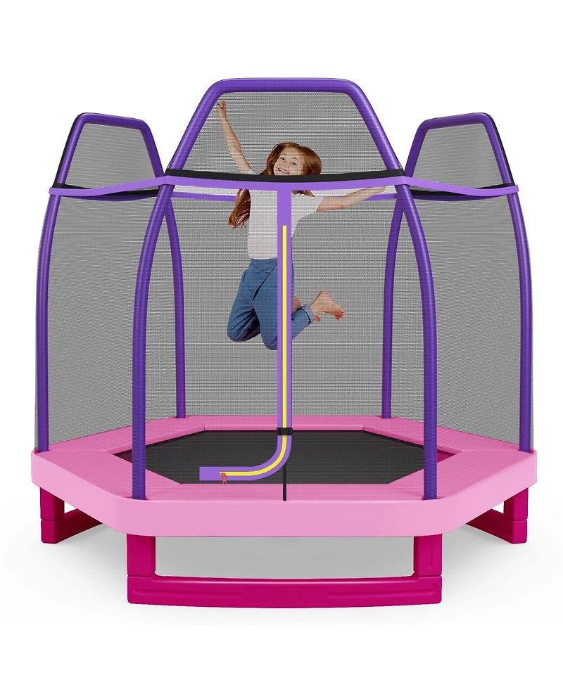 7 Feet Kids Recreational Bounce Jumper Trampoline