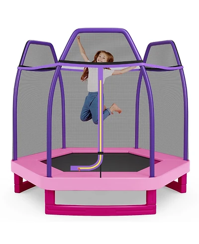7 Feet Kids Recreational Bounce Jumper Trampoline