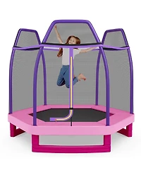 7 Feet Kids Recreational Bounce Jumper Trampoline