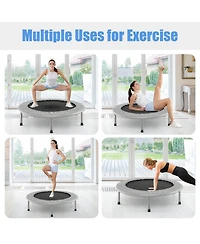 38 Inch Mini Folding Trampoline Portable Recreational Fitness Rebounder