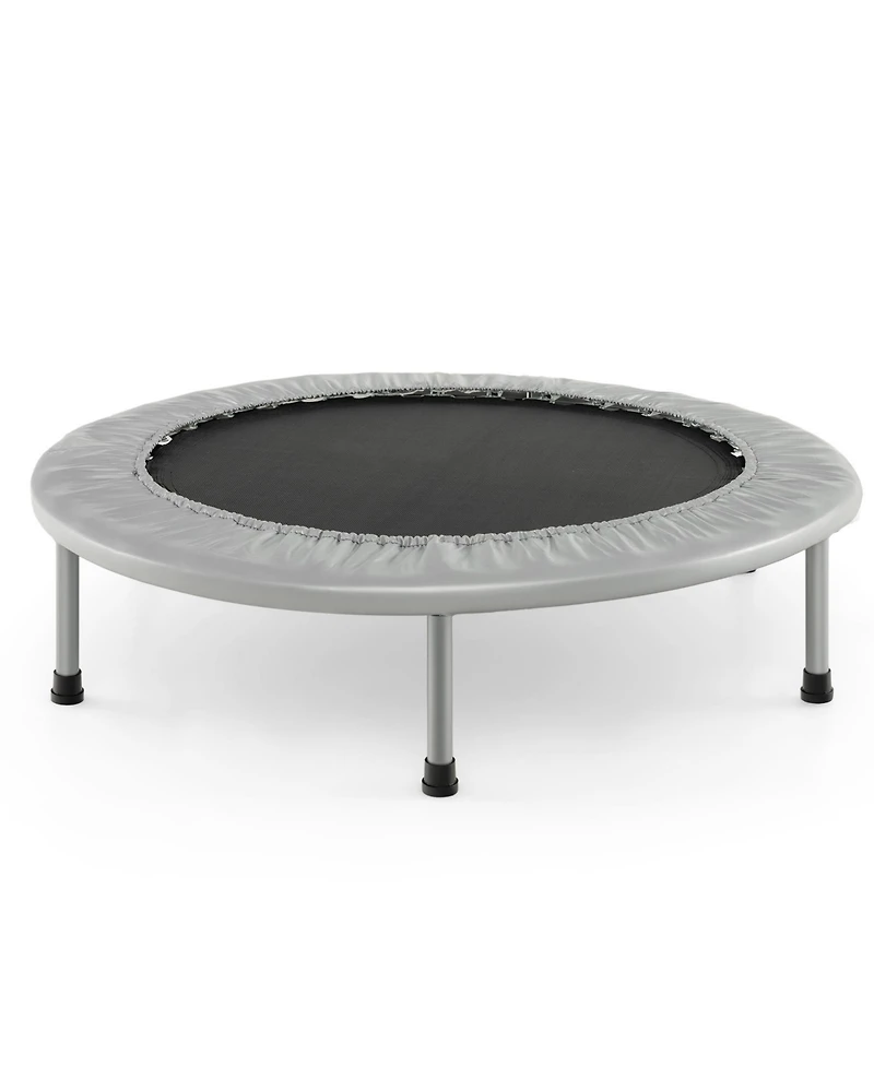 38 Inch Mini Folding Trampoline Portable Recreational Fitness Rebounder