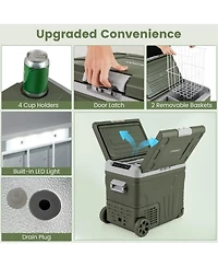 12 Volt Car Refrigerator Portable Car Fridge with Adjustable Range