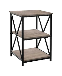 Minimalist Rectangular Metal Console or Side Table