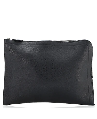 Pre-Owned Hermes Large Zip Around Document Holder Leather