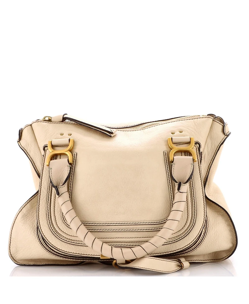 Pre-Owned Chloe Medium Marcie Shoulder Bag Leather