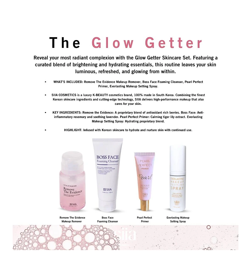 4-Pc. The Glow Getter (Skincare Set)