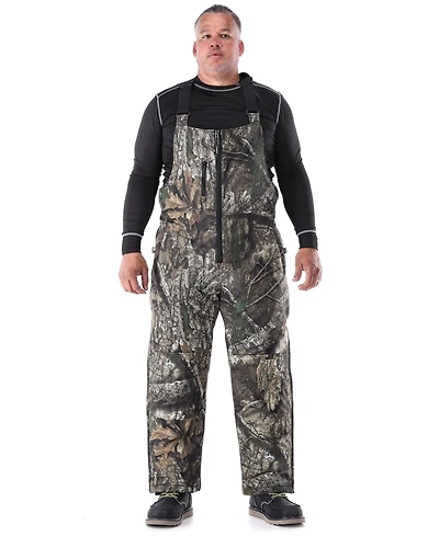 RefrigiWear Realtree Apx Camo Insulated Softshell Bib Overalls - Big & Tall