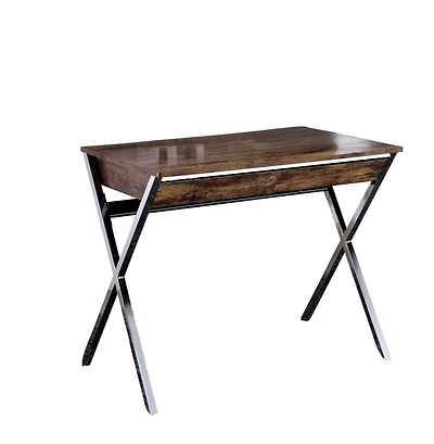 Minimalist Writing Desk with 2 Drawers – Compact Home Office Solution