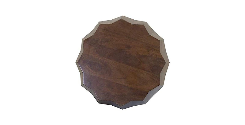 Rustic Solid Wood End Table – Perfect for Living Rooms and Bedrooms