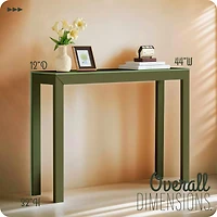 Kings Brand Furniture Russel Long Console Table - Minimalist and Slim Entryway for Decorative Displays, Sofa