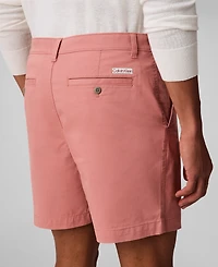 Calvin Klein Men's Slim Fit Cotton 7" Chino Shorts
